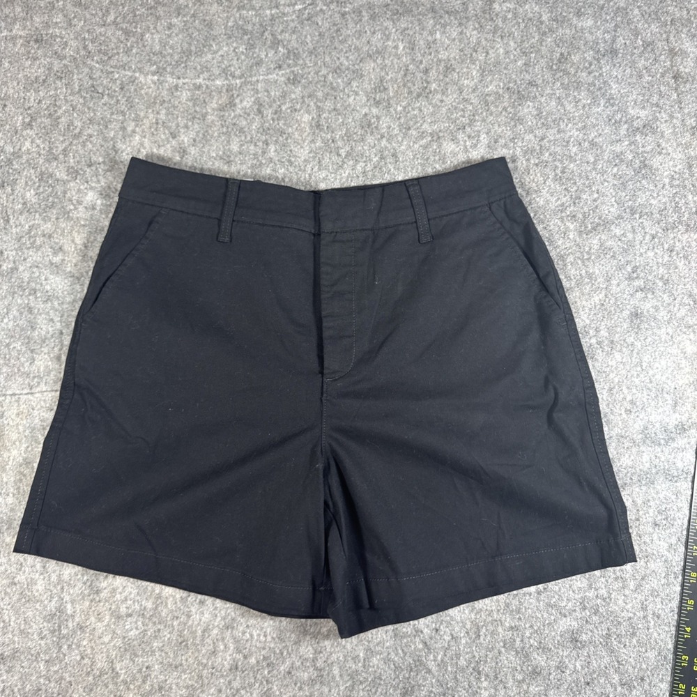 Gloria Vanderbilt Women's Chino Shorts Black Size 12